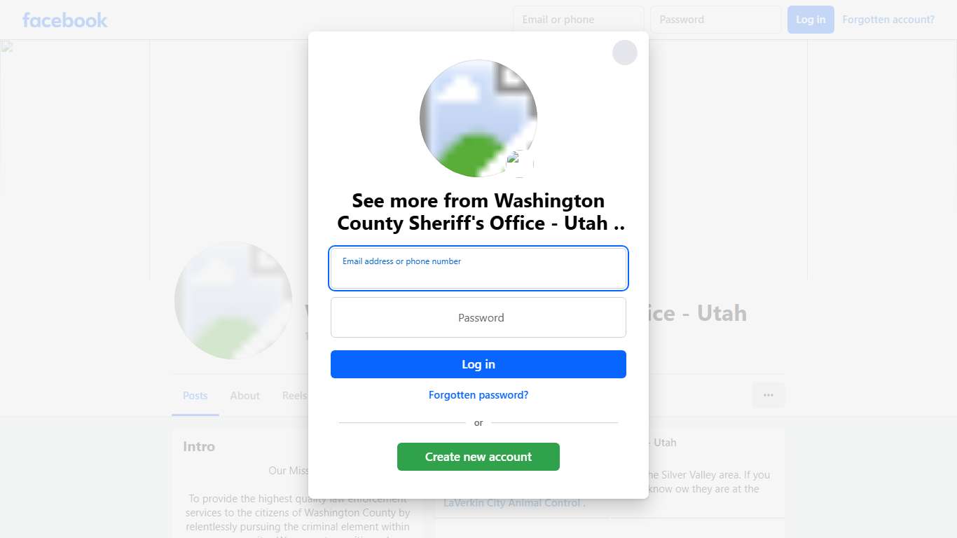 Washington County Sheriff's Office - Utah Hurricane UT Facebook