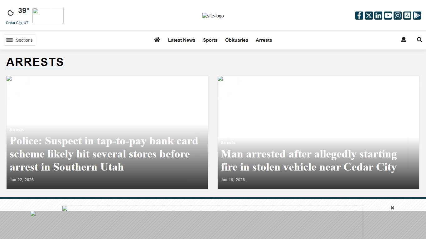 Arrests cedarcityutah.com